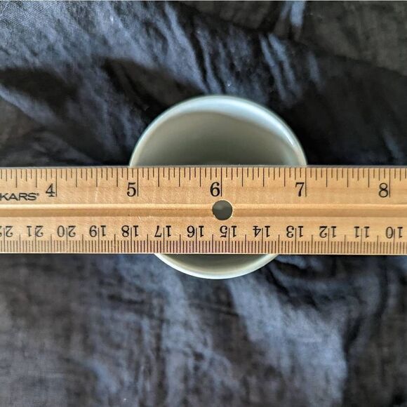 Nymolle Art Faience Hoyrup Denmark Cup & Saucer 6007 Village Harbor Scene 1970s - Picture 9 of 9